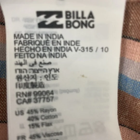 Billabong Women's Straight Round Beachy coastal mini Dress Size Medium EUC - Picture 4 of 6